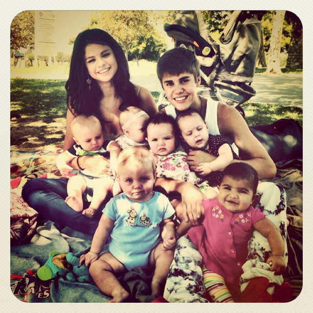 Justin_Bieber_and_Selena_Gomez_With_Six_Kids